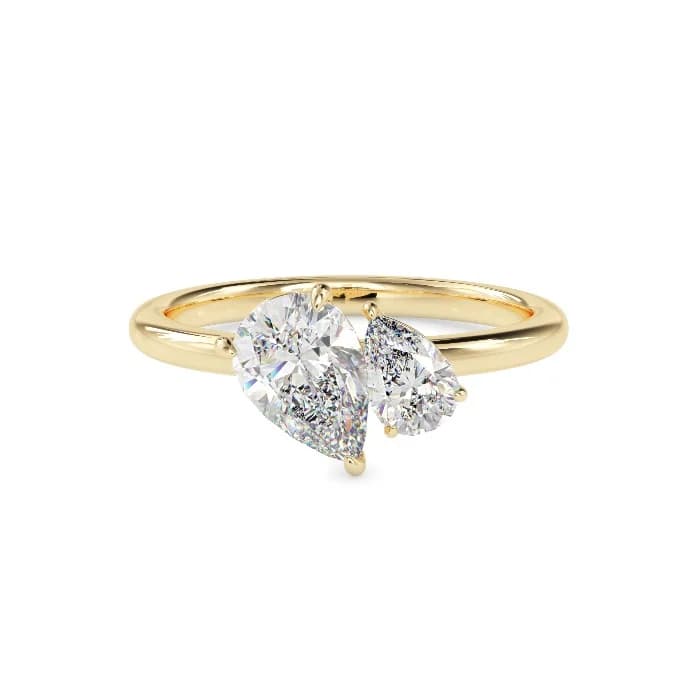 Evaan Classic Pavé Diamond Ring – Round | 1.70 Ct — Image 1
