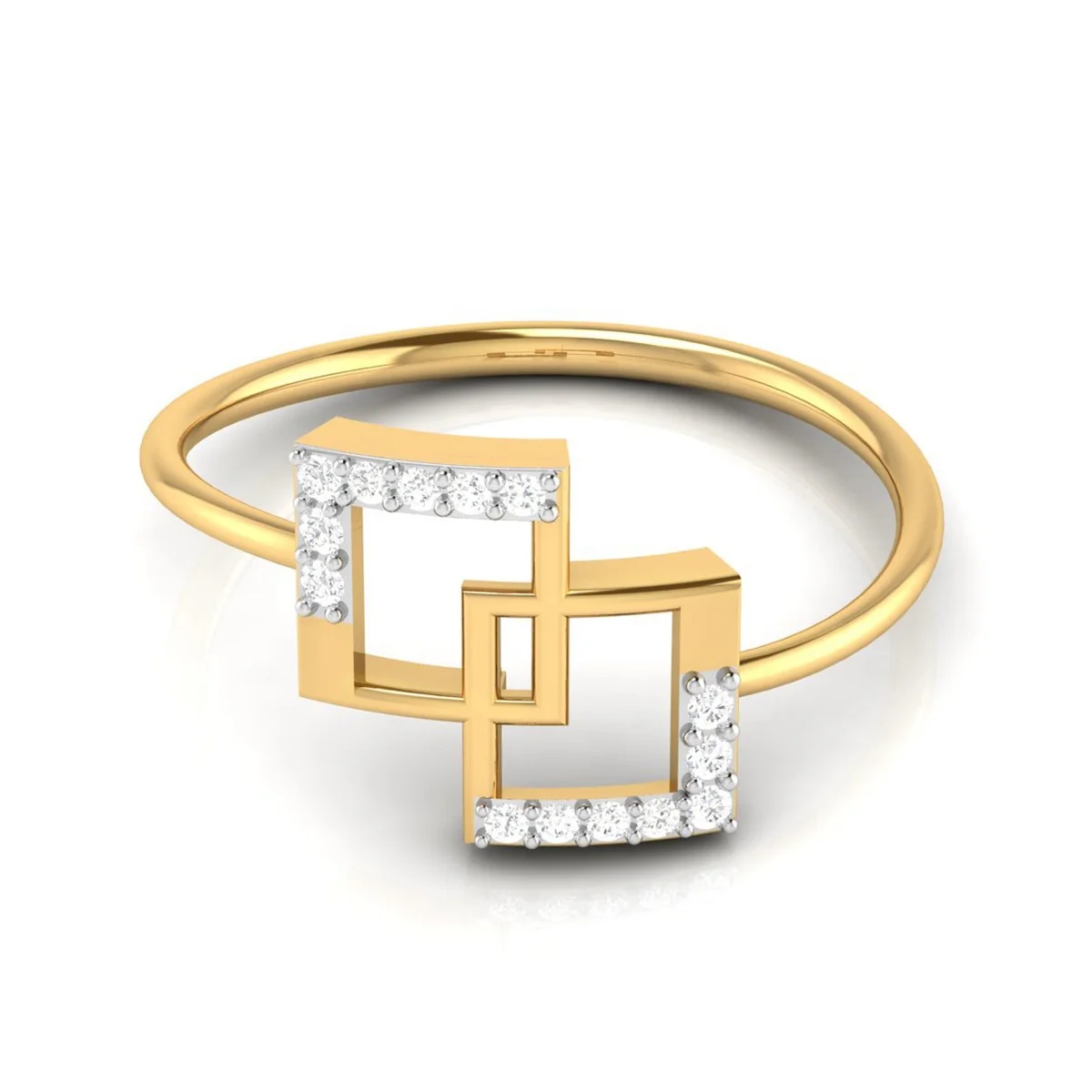 Evaan Lab Grown Diamond Gold Ring – R001 | 14K | 0.06ct — Image 1